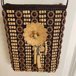 Cross-body PURSE HAND CRAFTED BEADED SMALL